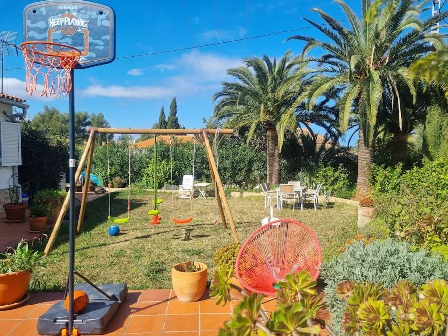 Вилла Agradable Casa Con Piscina Privada Y Jardin Дения Экстерьер фото